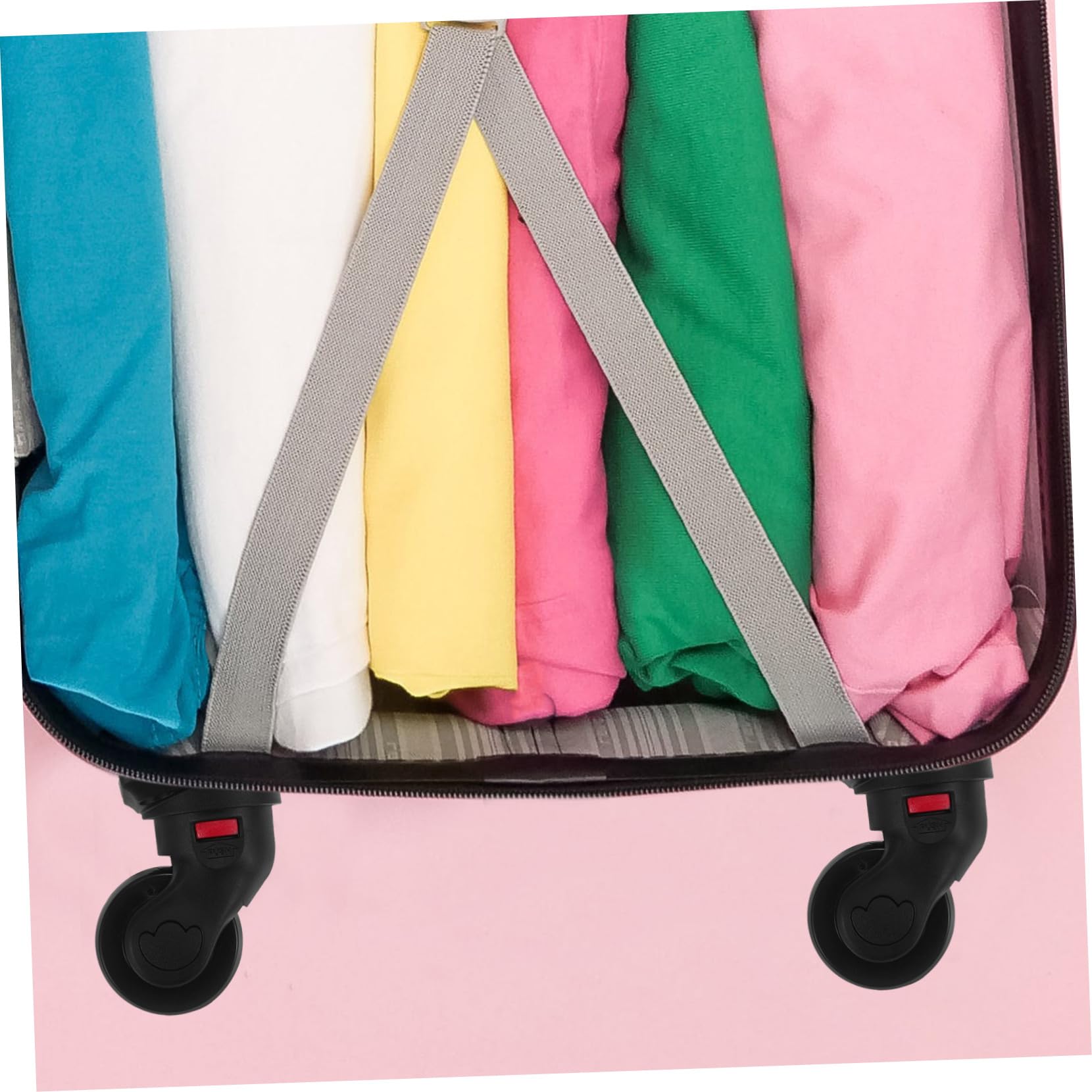 Confezione da 5 ruote girevoli di ricambio universali per bagagli, in nylon resistente, per valigie, borse da viaggio e trolley, facili da installare, rotolamento fluido