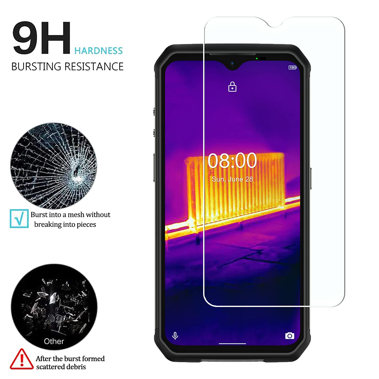 Amazon | KELOLIN 強化ガラススクリーンプロテクター Ulefone Amazon | KELOLIN 強化ガラススクリーンプロテクター Ulefone