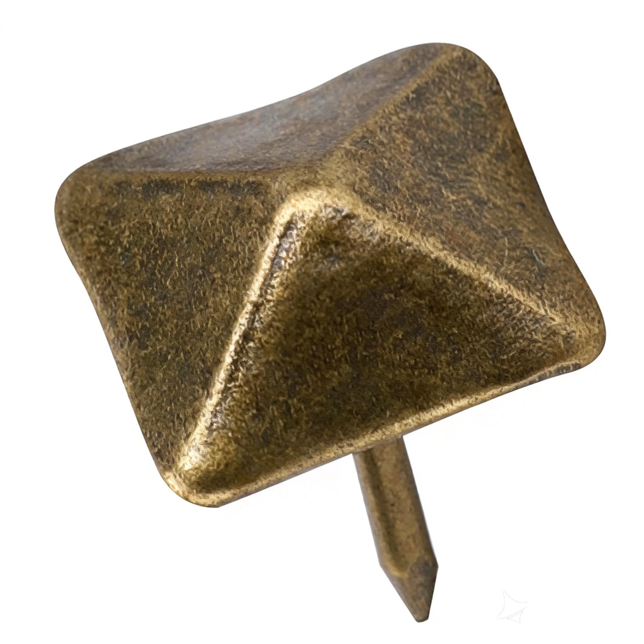 50Pcs Decorative Nails, Decorative Nails Iron Antique Clavos Decorative Nails Pyramid Head, Square Head Furniture Nails, Decorative Nails For Ewelry Wooden Boxes, Antique Drawer Repairing, Household