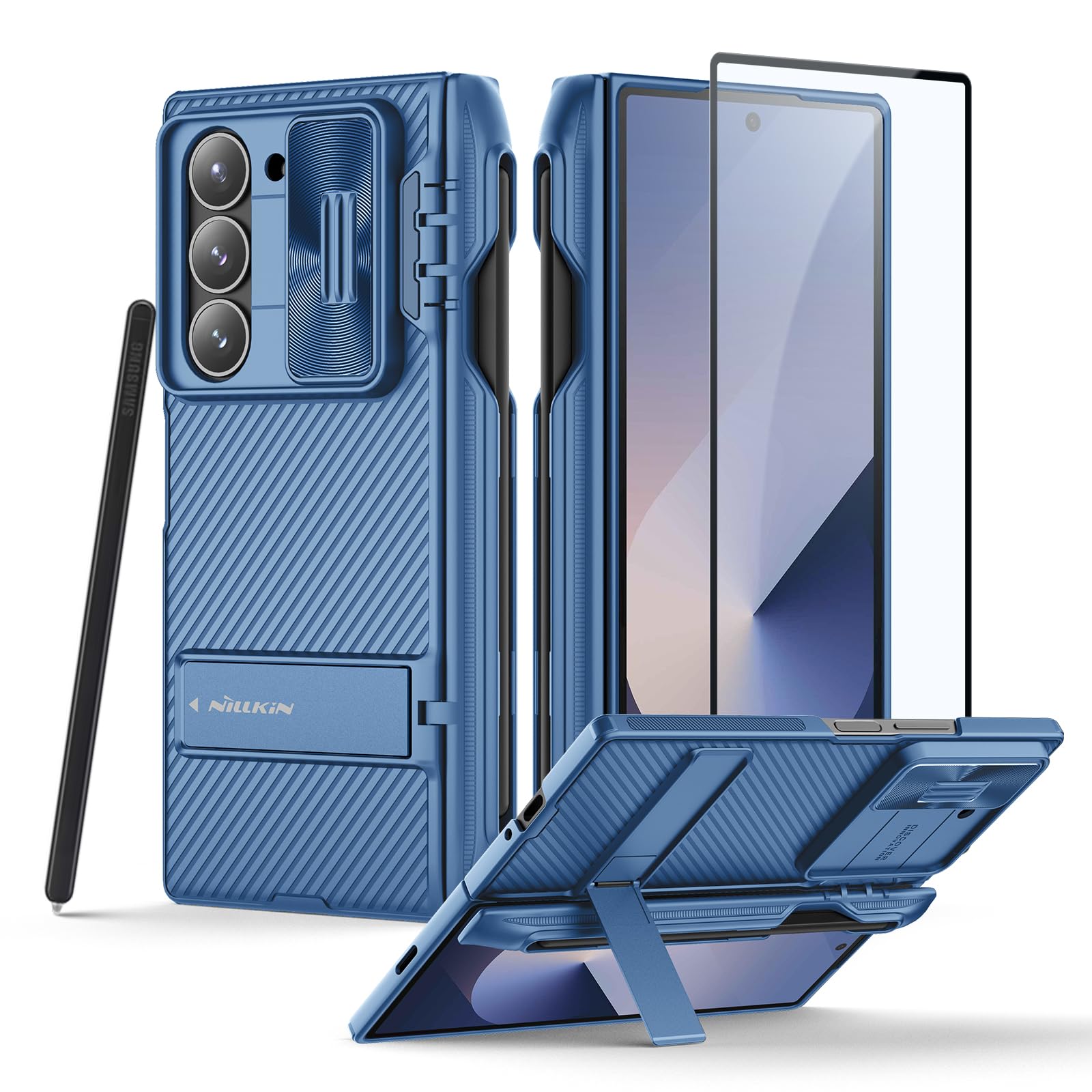 Amazon.com: Nillkin Samsung Galaxy Z Fold 6 Case with S Pen Holder