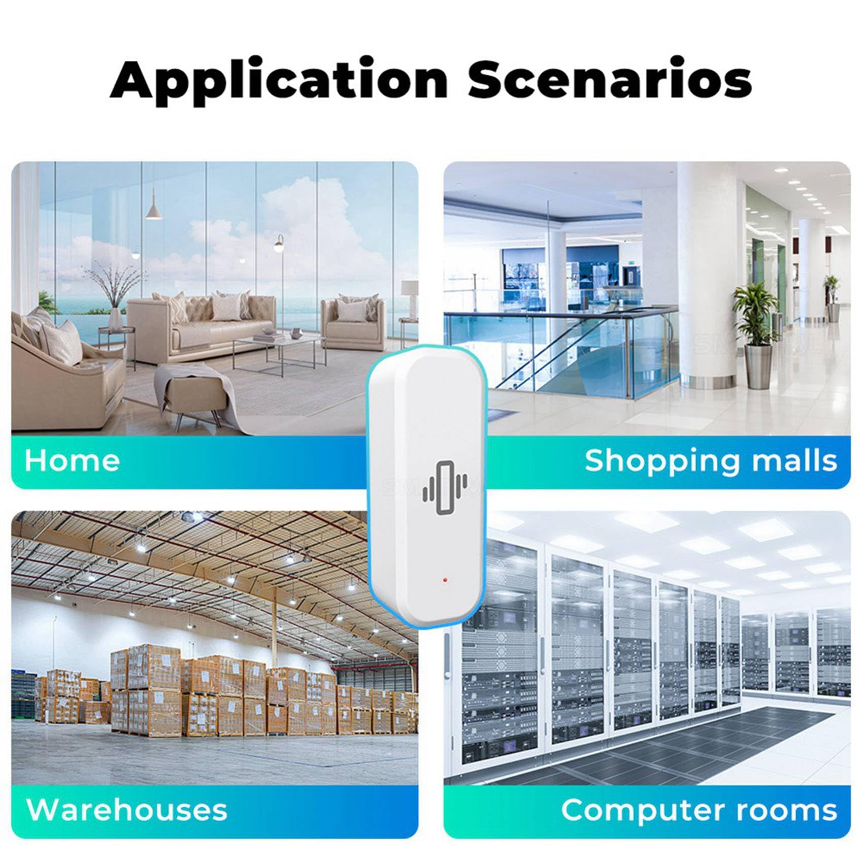 4X Zigbee Inteligentny Czujnik Wibracji Wykrywanie Tuya Life Powiadomienie z Aplikacji Alarm Wibracyjny Ruchu w Czasie Rzeczywistym Inteligentny
