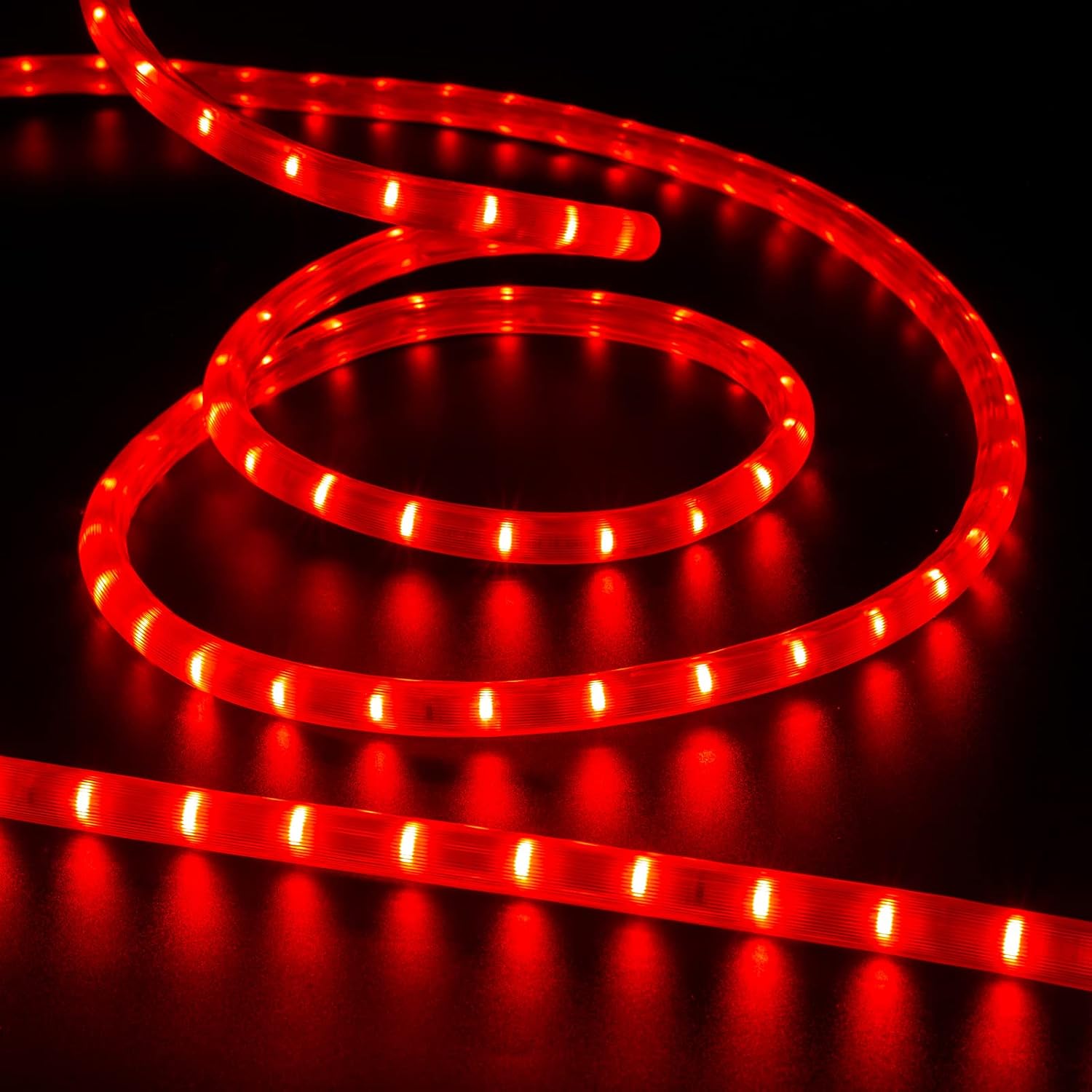 LAMPHOME LED Rope Light Blue Cuttable LED 216LED 18FT 110v with Indoor and Outdoor Decorative Lighting,Waterpro of Light with UL Certified