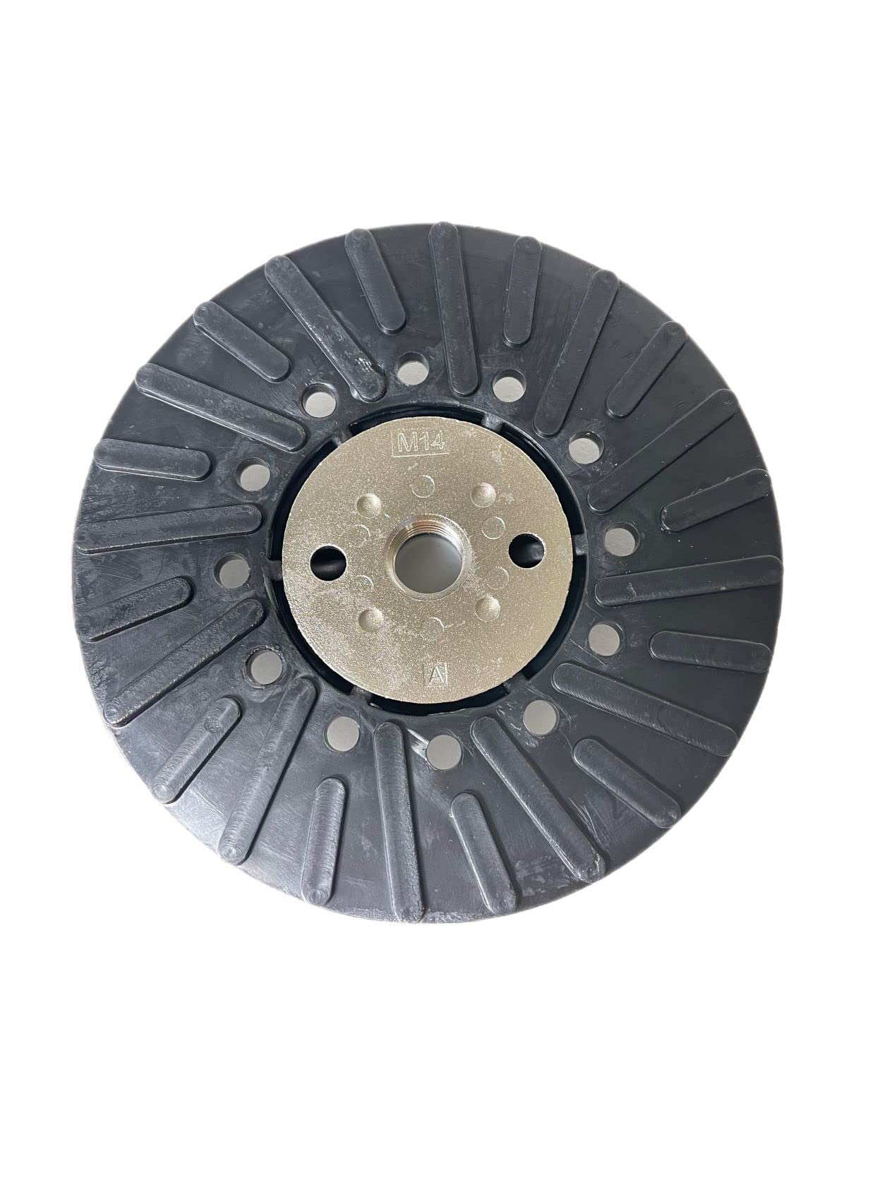 1 plato de apoyo de 125 mm + 100 discos de fibra de vidrio de 125 mm P24.
