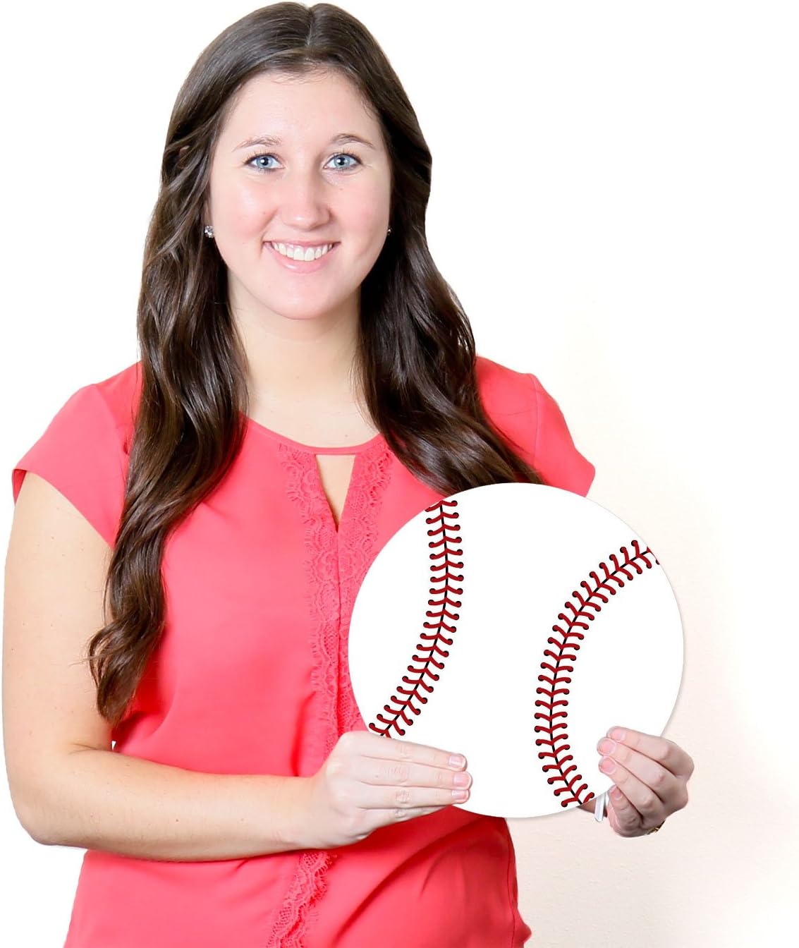 Big Dot of Happiness Batter Up - Baseball Lawn Decorations - Outdoor Baby Shower or Birthday Party Yard Decorations - 10 Piece