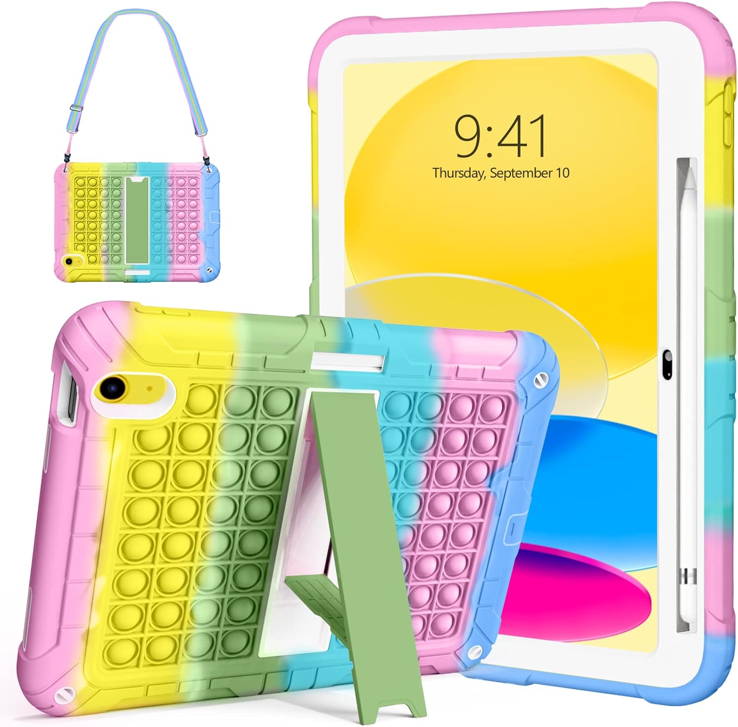 Ambison New iPad 10th Generation 10.9 inch 2022 Case for