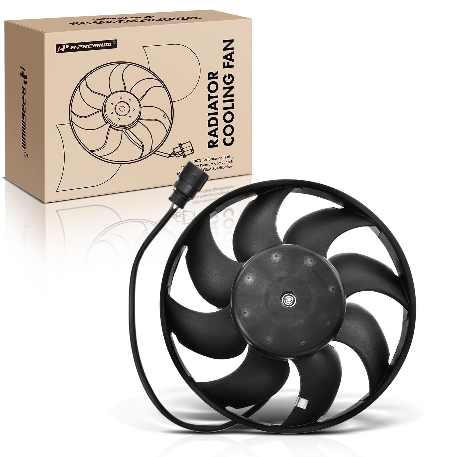Amazon.co.jp: A-Premium左エンジンラジエーター冷却ファンアセンブリ