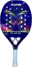 Raquete Beach Tennis Infantil Kids Flyper + Carbono 3k