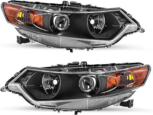 Para Acura TSX 2009-2014 modelo HIDXenónBalastro de fábrica Conjunto de faros delanteros de proyector Par de reemplazo (lado del conductor y del