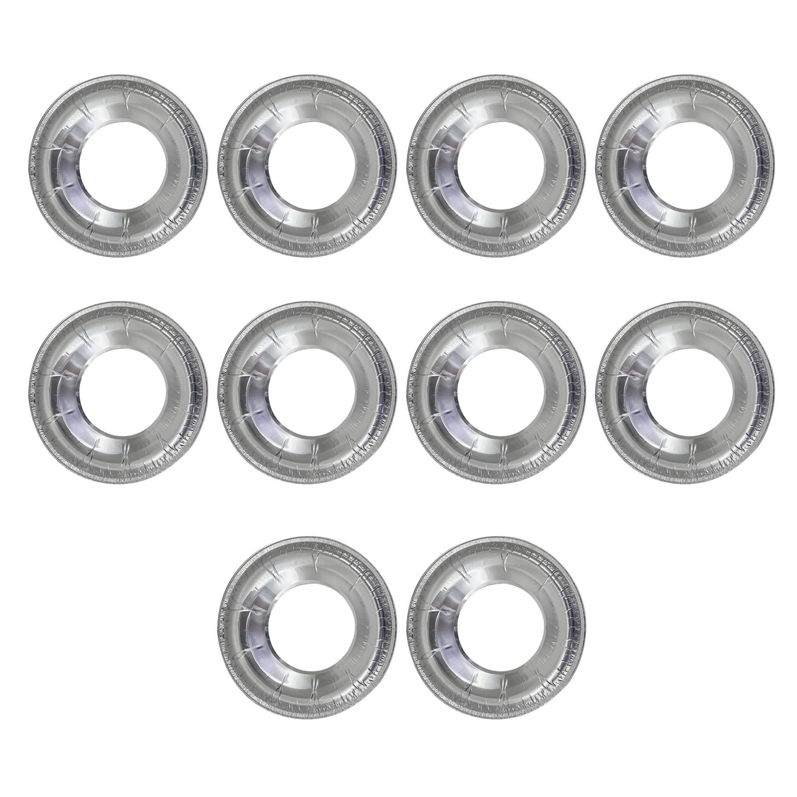 Msioytog Of 10 Stove Burners Covers Tin Liners Oil Proof and Stove Top Covers Suitable for Easy Cleaning Nonstick Burners