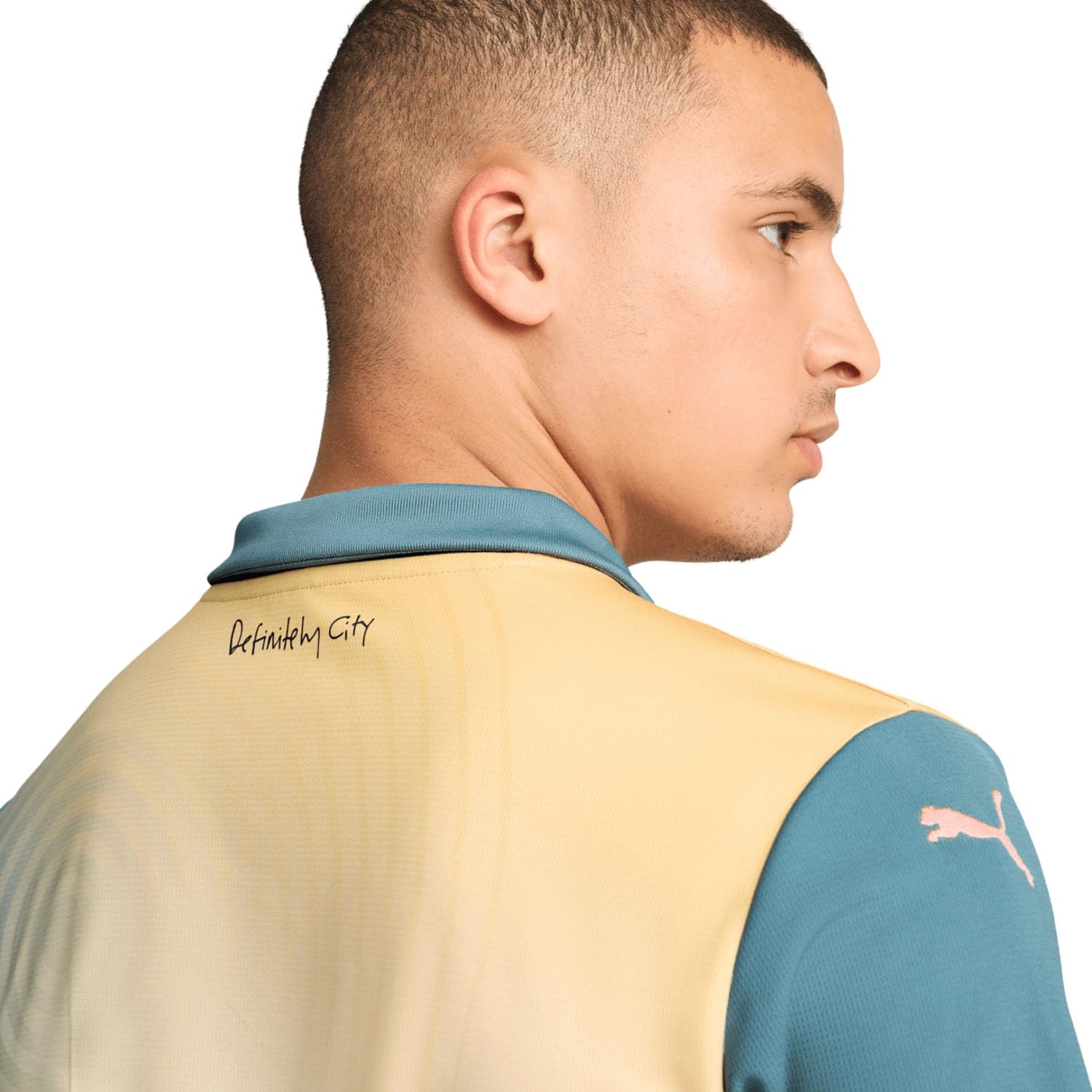 Manchester City 24/25 Fourth Jersey - Co-Designed by Noel Gallagher, Exclusive European Competition Wear (US, Alpha, Medium, Regular, Regular, Rosebay-Bold Blue)