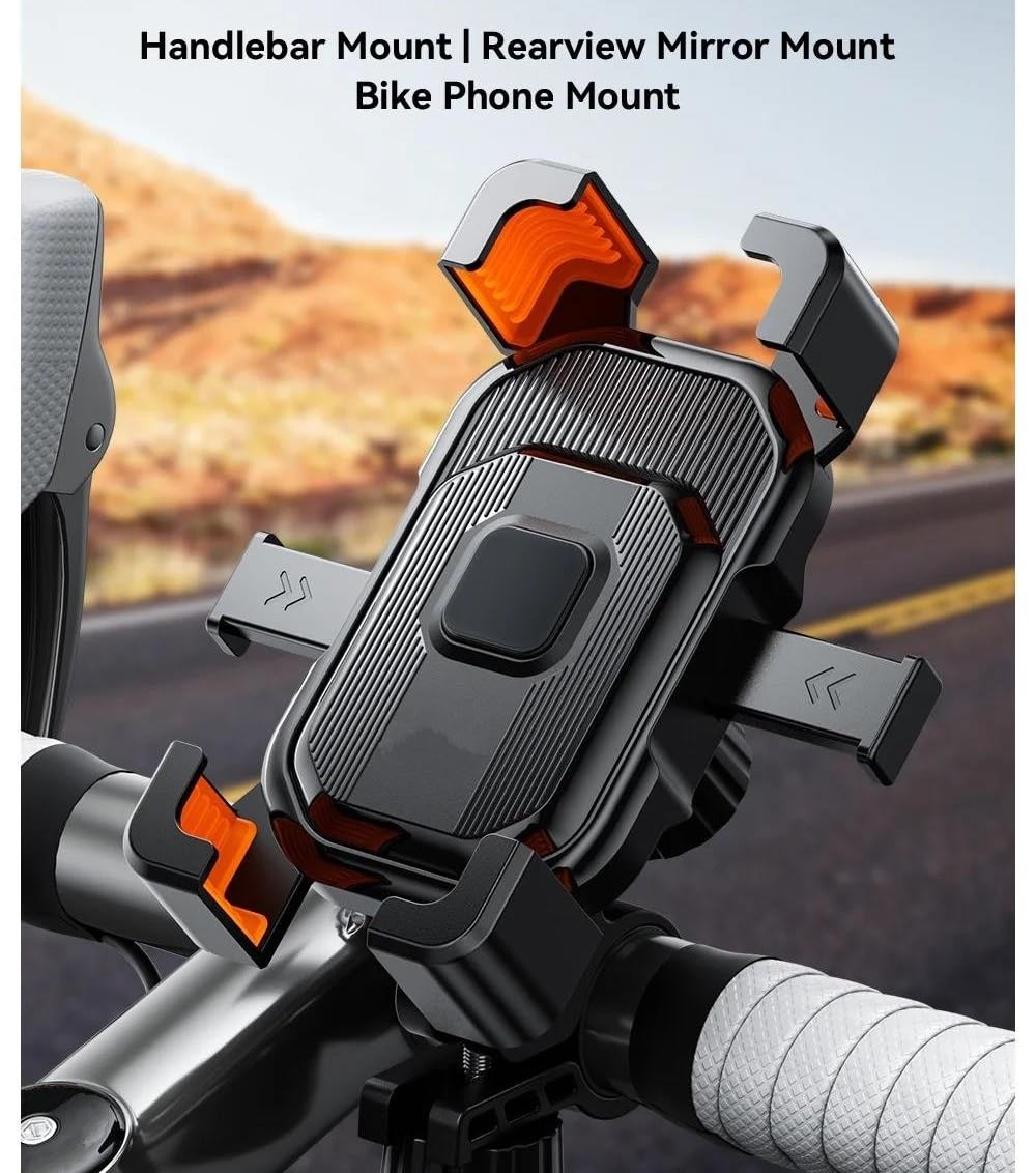 Supporto Telefono Bici Motocicletta Manubrio Pinza Cellulare Per Più Telefoni 4.7-6.7 Accessori Ciclismo