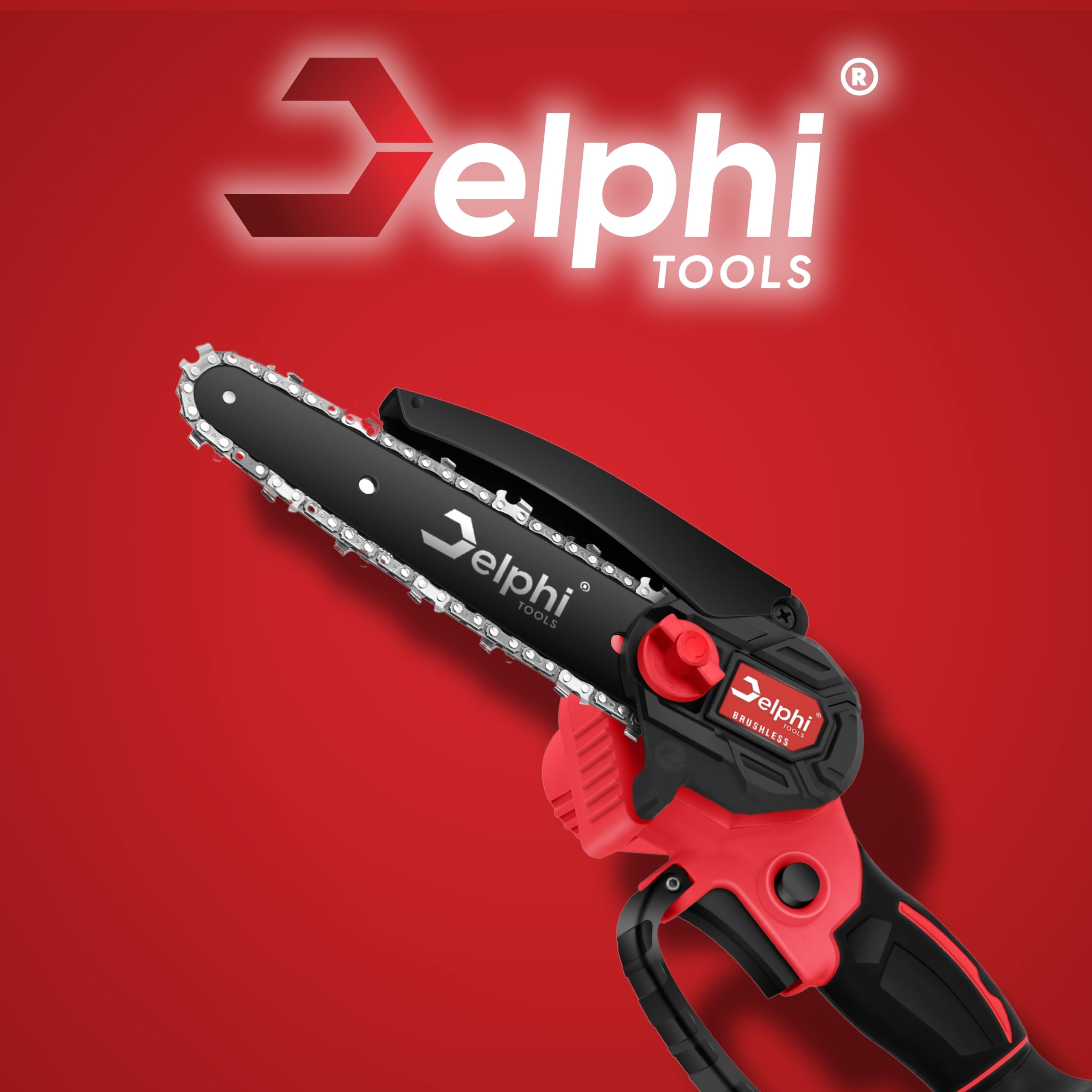 Delphi Mini Kettensäge Mit 3000 MAh Akku Bürstenl Produktbild-Vorschau 3