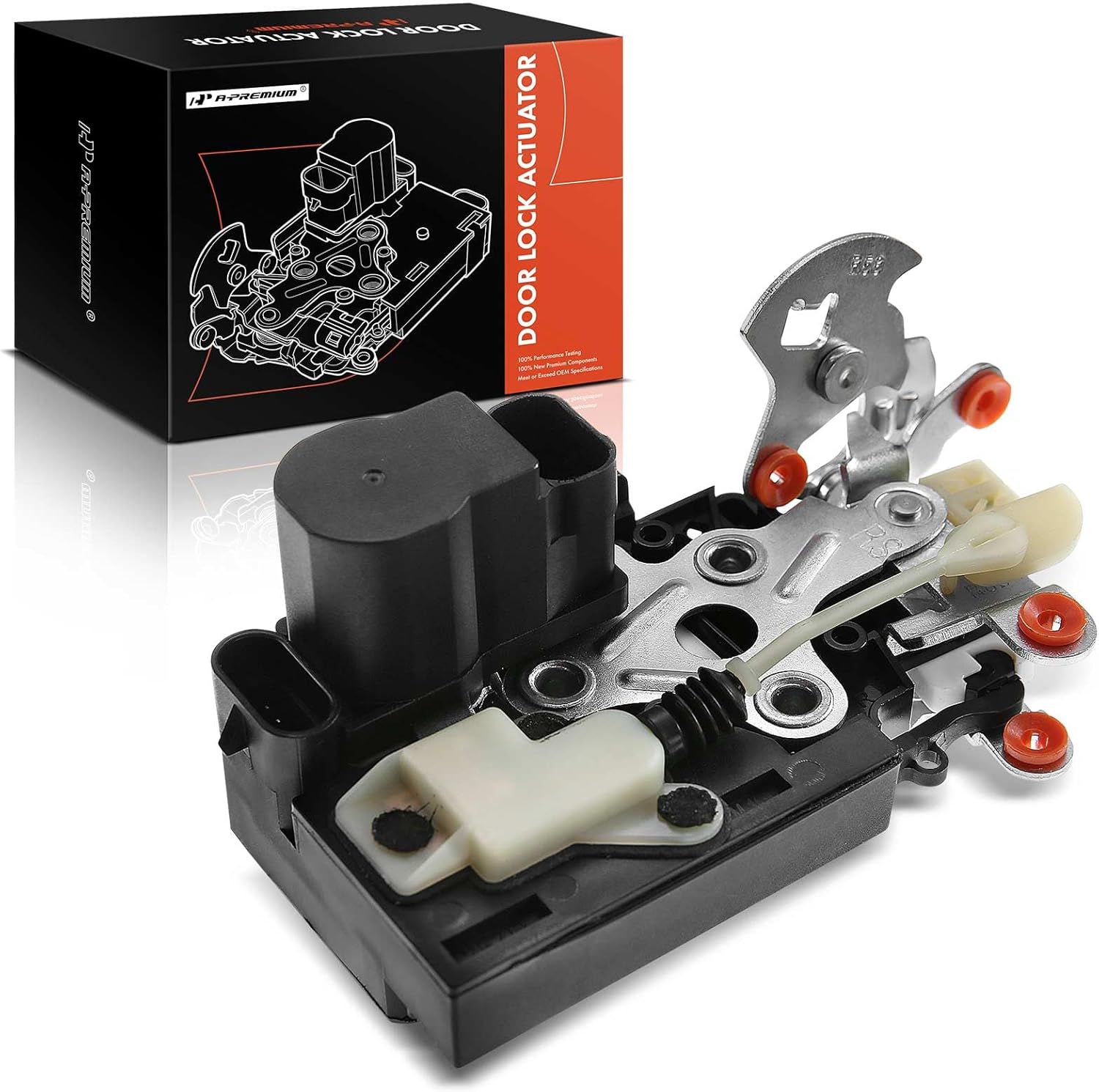 A-Premium Front Right Passenger Side Door Lock Actuator Compatible with 1995-1997 Chevrolet Chevy Blazer & GMC Jimmy, Sport Utility, Replace# 15763385, 16632162