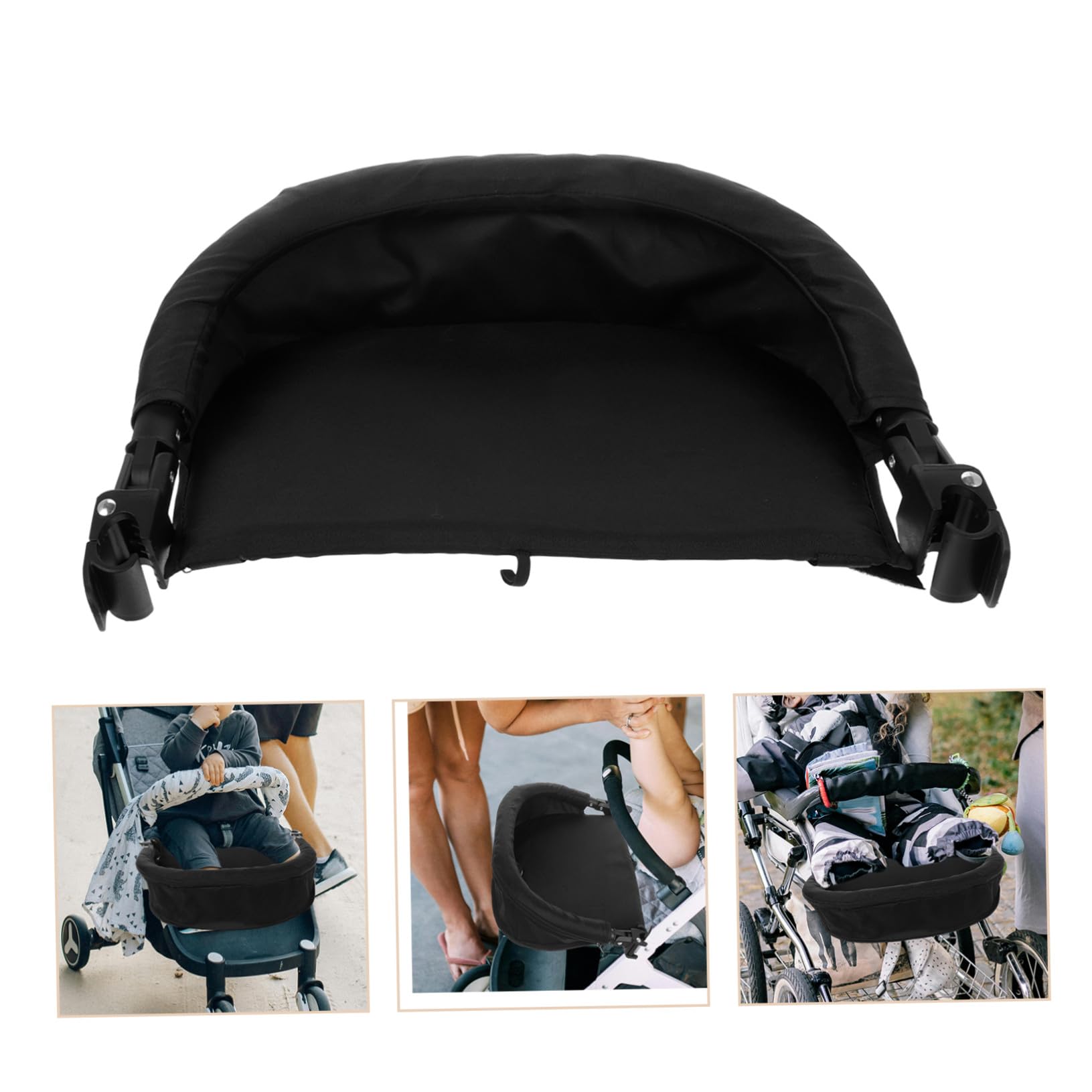 Beaupretty Poggiapiedi Passeggino Estensione Regolabile per Poggiagambe Accessori per Passeggini Seduta Estesa Supporto per Piedi Vassoio per Snack