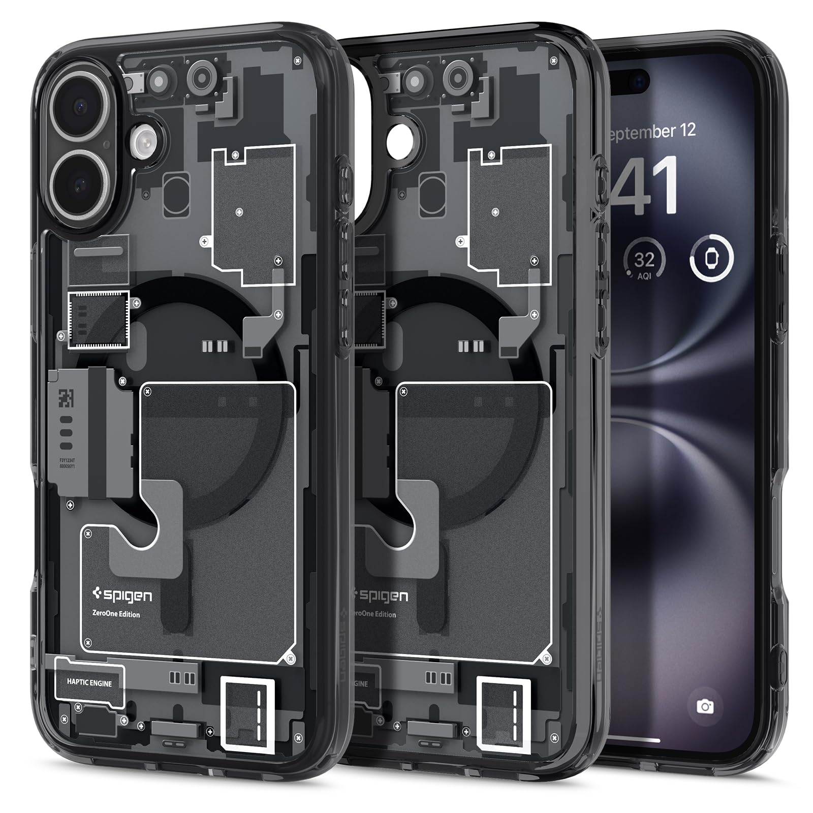 Spigen Ultra Hybrid Magfit Back Cover Case Compatible with iPhone 16 (TPU + Poly Carbonate | Zero One) (B0D21VZJKX) Amazon Price History, Amazon Price Tracker