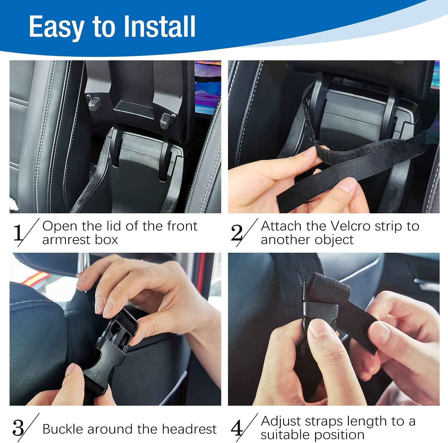 DORPU Organizer 3 Pocket Translucent Backseat Image