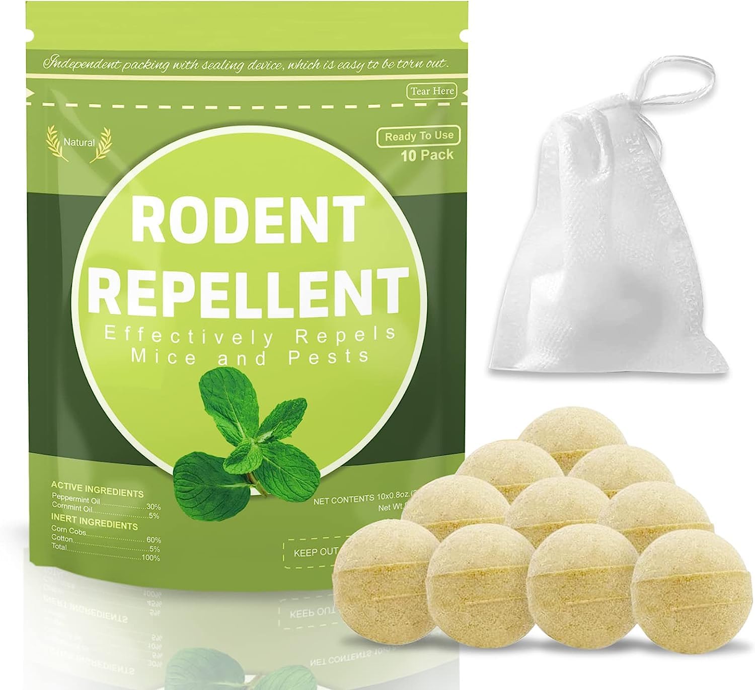 Buy Cadorabo Mouse Repellent, Rodent Repellent Peppermint Oil to Repel