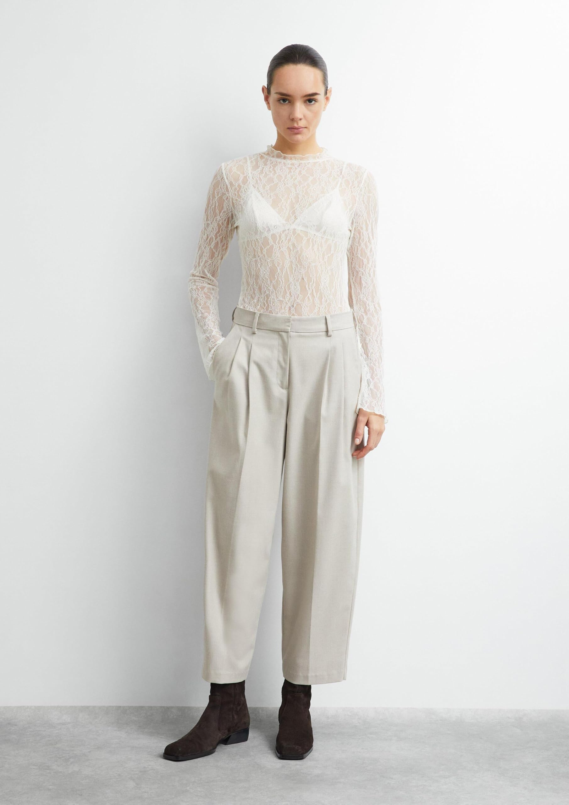 s.Oliver - 2184724, Pantaloni plissettati Donna