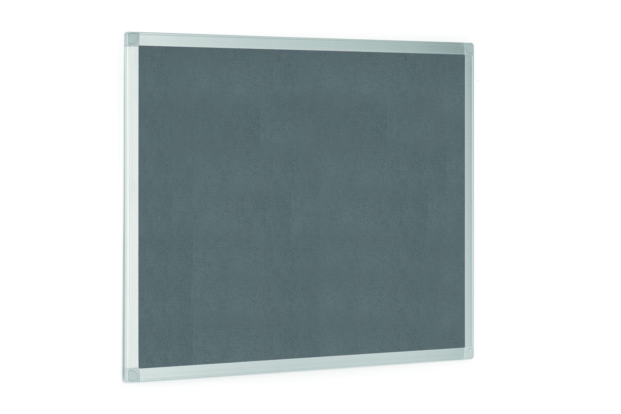 Mastervision Ayda Pinnwand mit Wandhalterung, 45,7 x 61 cm, blauer Filz, Aluminiumrahmen, für Zuhause oder Büro