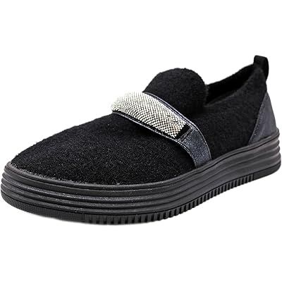 [ジュエルキャスケット] シャギー ニット 暖かい 伸びる スリッポン レディース ビジュー 軽量 スニーカー 可愛い 961340703 23.5cm 3Eサ …