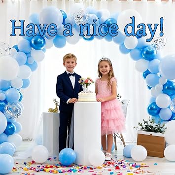 Improved Balloon Arch Kit, 10ft Wide & 9ft Tall Adjustable Balloon Arch Stand with Thicken Water Fillable Base, 50pcs Balloon Clip, Balloon Pump, Ground Nails for Wedding, Graduation, Birthday Party