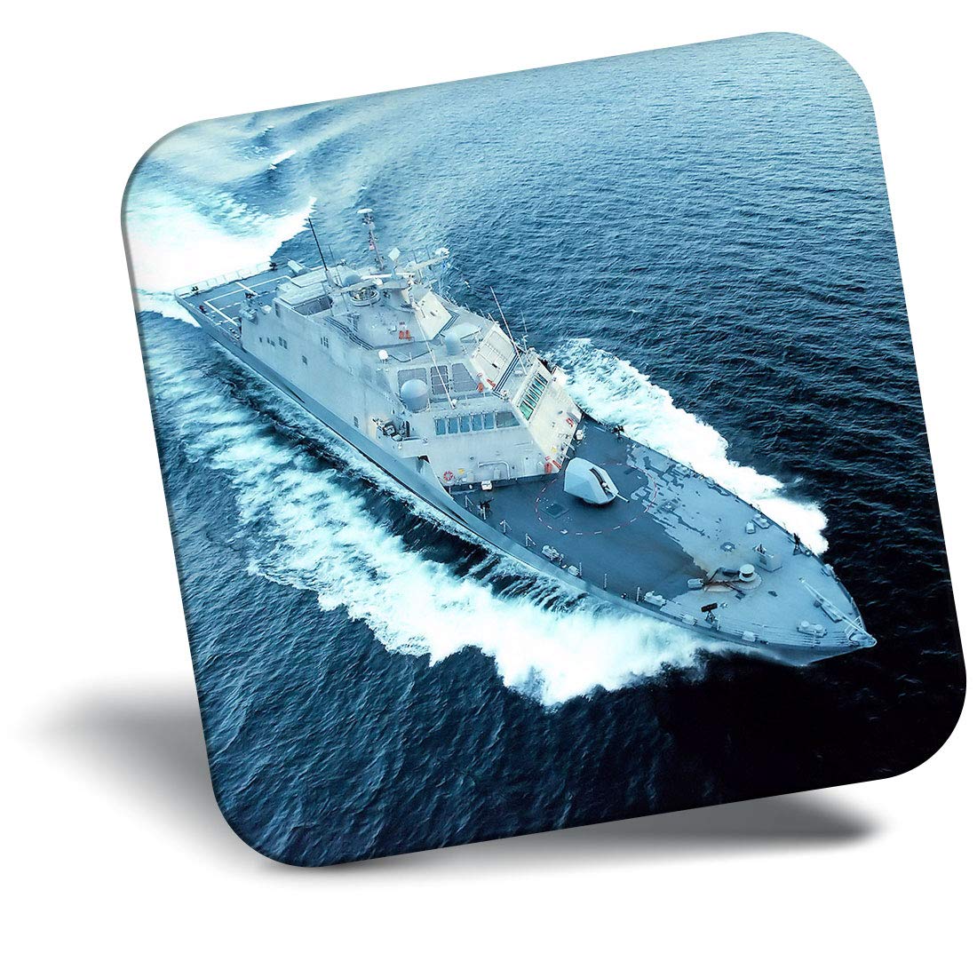 Destination Vinyl Ltd Fridge Magnet - Military Ship Us Navy 16553