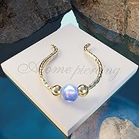 Vista 27 de Fake Opal Septum Rings