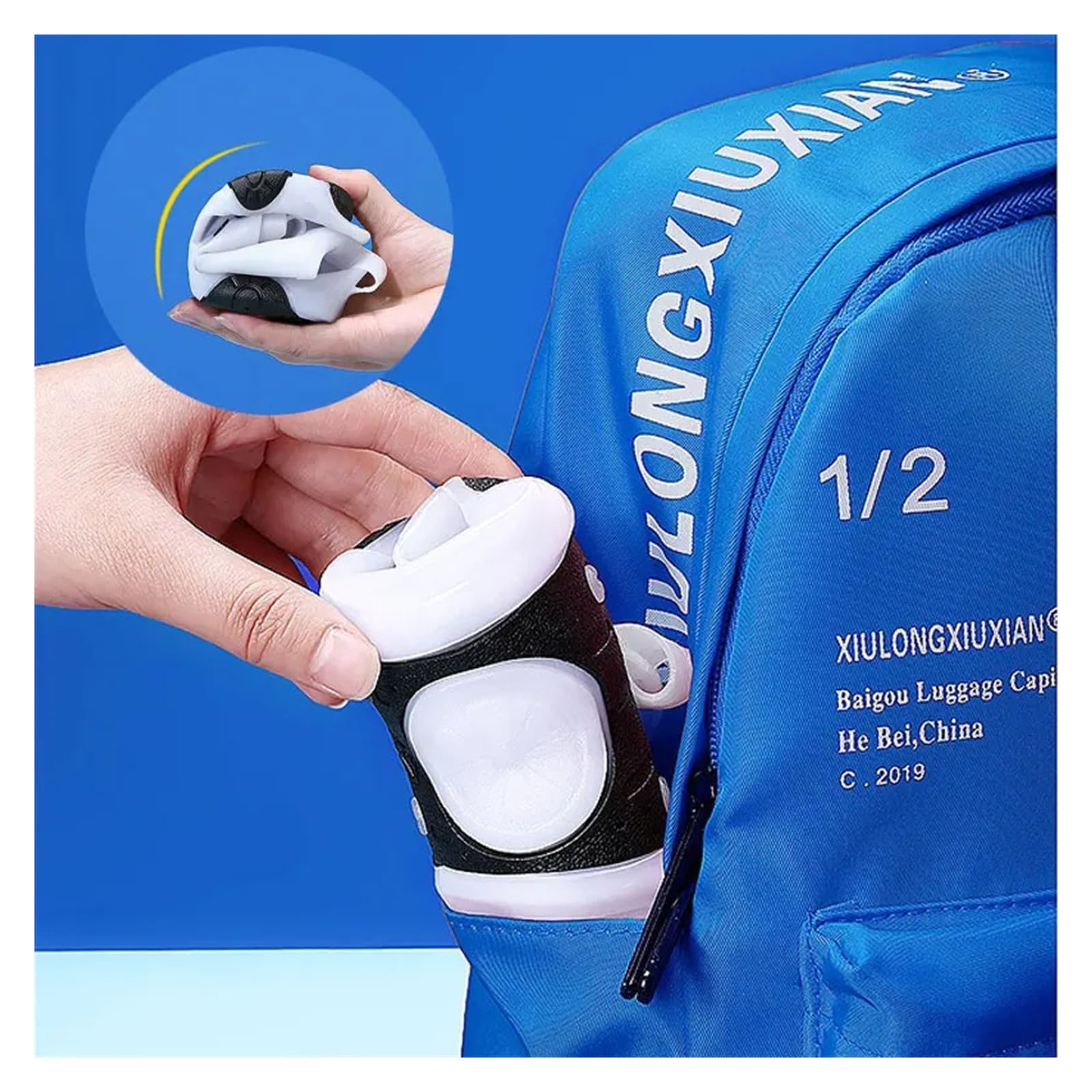 Cubre Zapatos Impermeable Waterproof Covers Silicone Overshoes Boots Protectors Portable Snow Rubber Protects Foot Rain For Boy Girl Calzado Lluvia Antidesliza(White,XL)