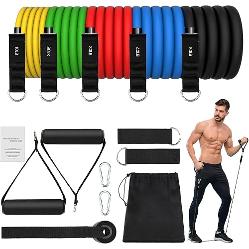 Oferta especial: JATEKA Borrachas elásticas de músculo, elásticas de fitness músculos com 5 diferent