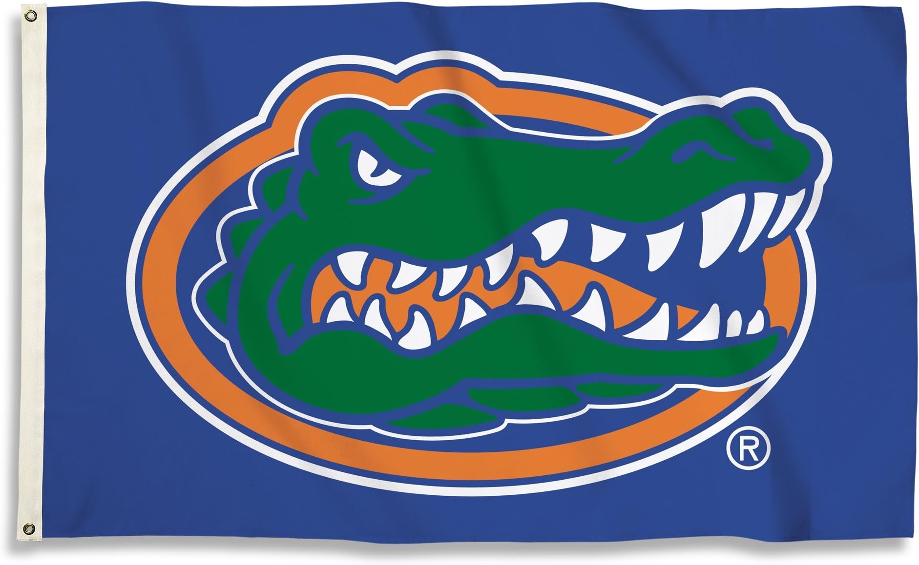 BSIPRODUCTS, INC. - Florida Gators 3’x5’ Flag with Heavy-Duty Brass Grommets - UF Football, Basketball & Baseball Pride - High Durability - Designed for Indoor or Outdoor Use - Great Gift Idea