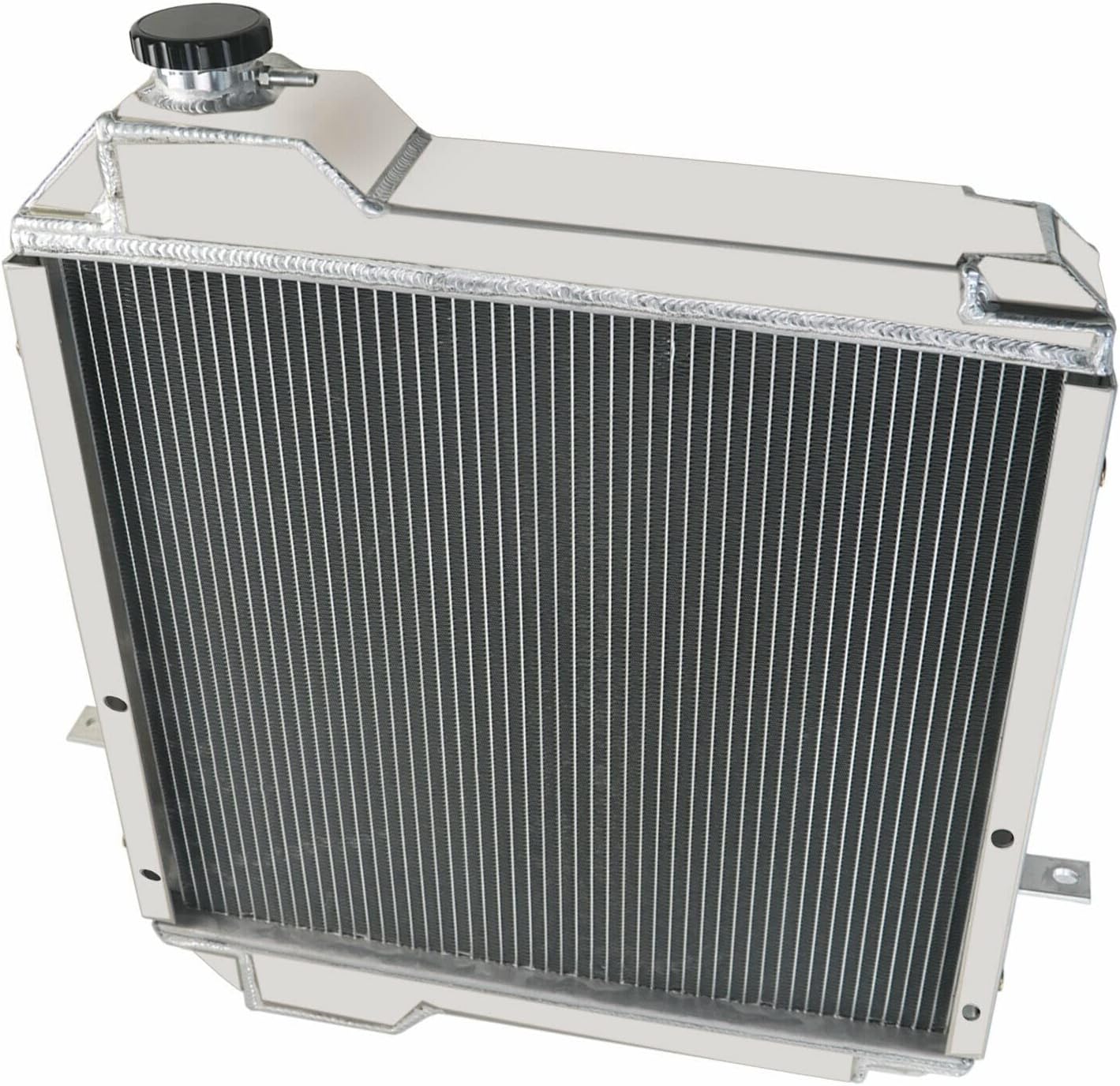 4 Core Aluminum Radiator for Case IH Backhoe 570LXT 570MXT 580 Super L 580L 580M 580SL 580SM 590 Super L