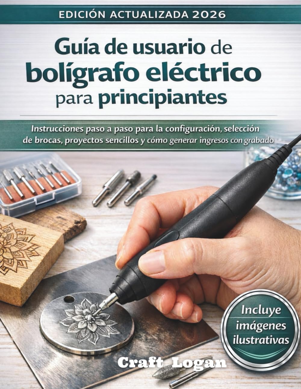 Guía de usuario de bolígrafo eléctrico para principiantes (Edición actualizada 2026): Instrucciones paso a paso para la configuración, selección de ... ingresos con grabado (Spanish Edition)      Paperback – February 22, 2026