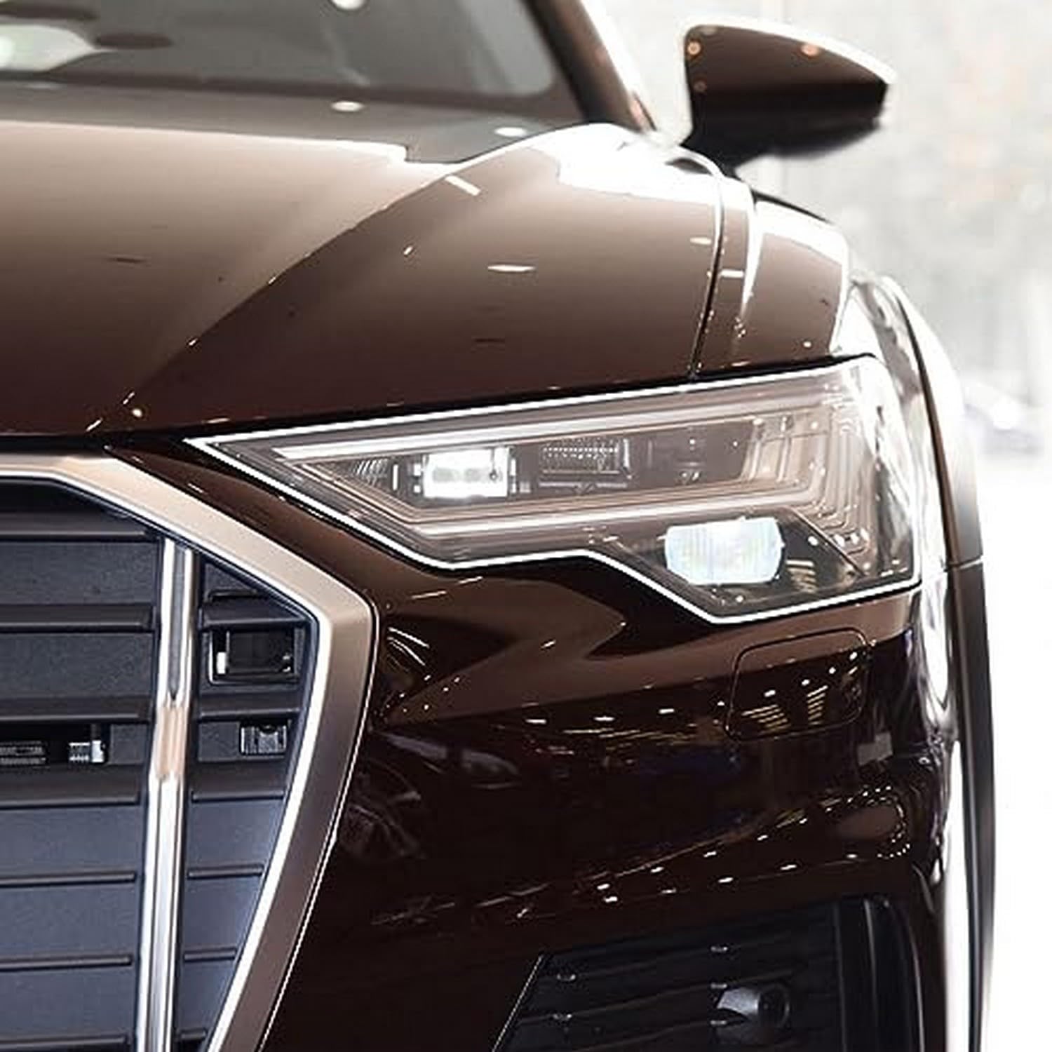 Film protection phare Audi A6 C8 S6 haute finition TPU transparent luxe