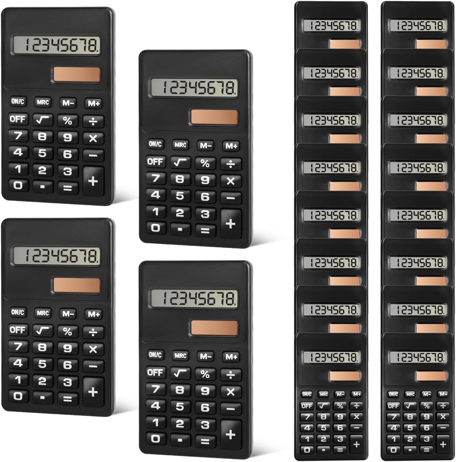 Amazon.com : Basic Calculator, Mini Calculators Pocket Size Basic ...