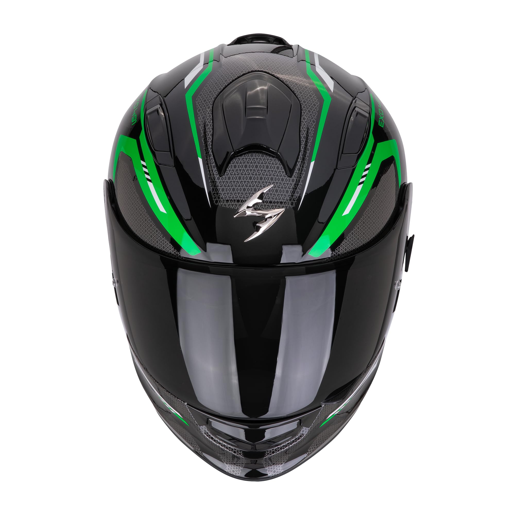 SCORPION EXO-491 KRIPTA Nero-Verde-Bianco M