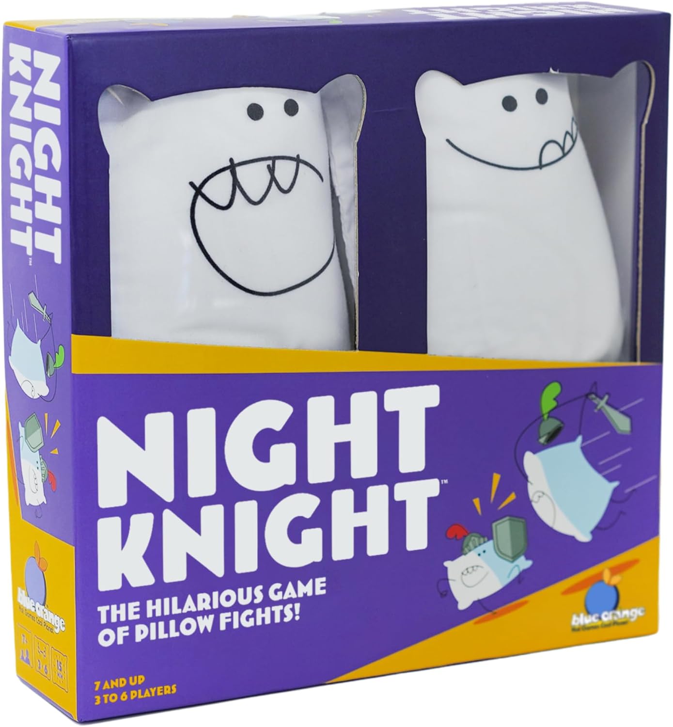 Blue Orange Night Knight Fun Speed Dexterity Party Game for Kids, Teens and Adults Games for 3-6 Players. Recommended for Ages 7 & Up.