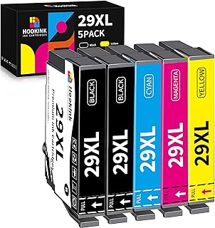 29XL High Yield Ink Cartridge Multipack Compatible for Epson 29XL Ink Cartridge for Expression Home XP-342 XP-335 XP-235 XP-442 XP-352 XP-247 XP-255 XP-332 XP-345 XP-432 XP-435 (5Pack)