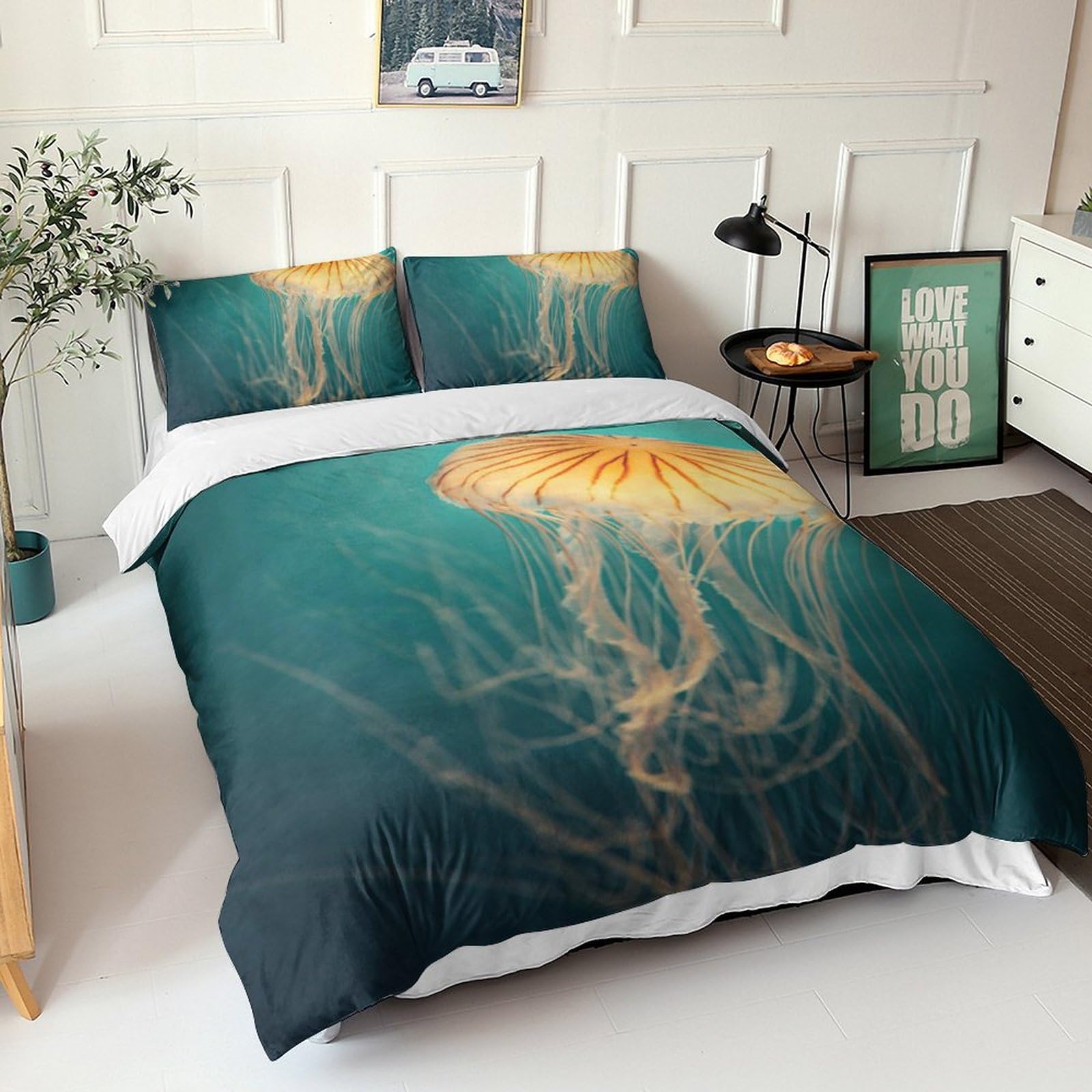 Housse de couette 3D Medusozoa pour transformer la chambre des enfants et adultes