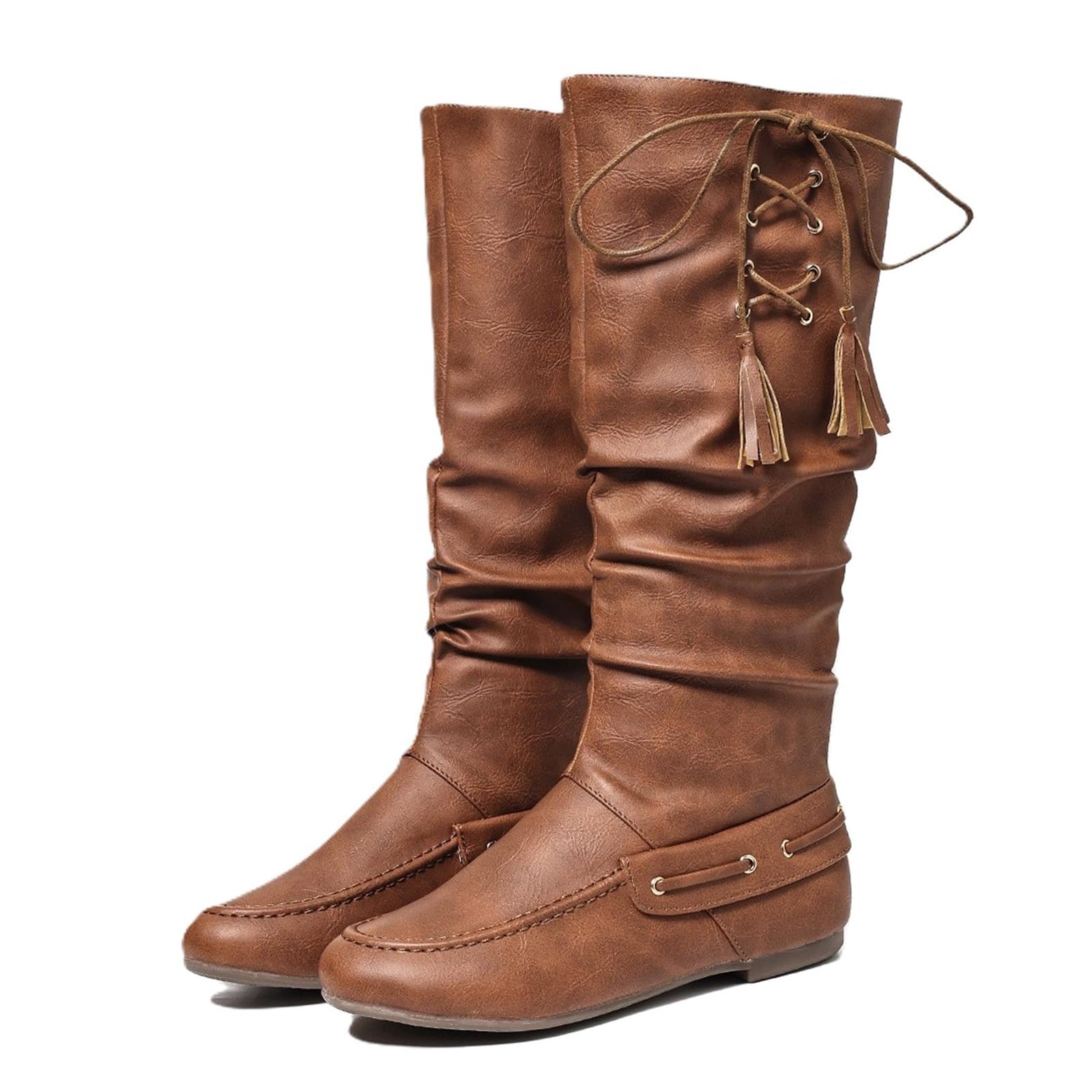 Botas Cowboy Vintage Slouch Caña Alta Mujer