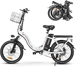 SAMEBIKE E-Bike Klapprad Elektrofahrrad mit 20"*2.35/4.0 Fat Tire, 468KWH Lithium-Akku für Lange Reichweite bis 100KM, 7-Gang-All-Terrain Ebike Herren für MTB, Strand & Schnee