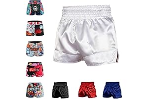 ROAR-INT Kids Boxing Robe for Boys Martial Arts MMA Kickboxing Shorts