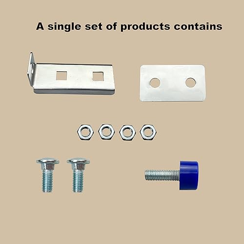 Miniatura 3 de HIFLAME Trolley Roller Limit Trolley Assembly Positioning para uso con canales de 1-58" de ancho y todos los canales de puntal de 1-58" o más altos
