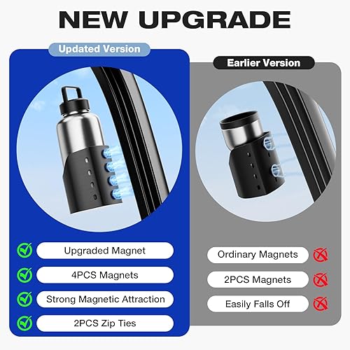 Miniatura 3 de Soportes para botellas de 46 onzas, soporte magnético portátil para botellas de agua de 46 onzas, potente soporte magnético para botellas de agua,