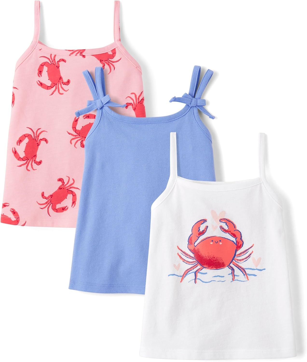 The Children's Place Baby Girls' and Toddler Strappy Summer Tank Tops