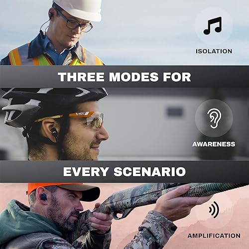 Miniatura 4 de Pro Ears Stealth Elite - Auriculares auditivos 3 en 1 con capacidad Bluetooth, amplificación de sonido y modos de compresión de sonido con sonido de