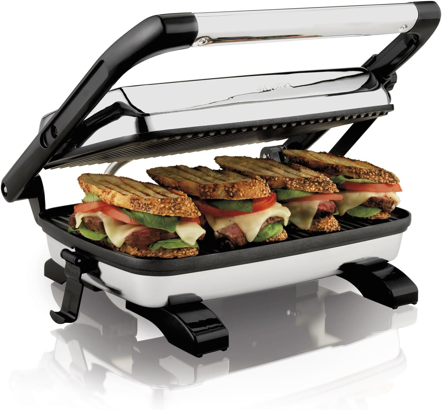 Proctor Silex 25453 Countertop Large Panini Press Gourmet Sandwich Maker