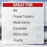 Vista 4 de Cable de extensión de remolque de 7 vías, 4 pies, conector de doble punta, resistente a la intemperie, enchufe de conector de cableado de 7 pines