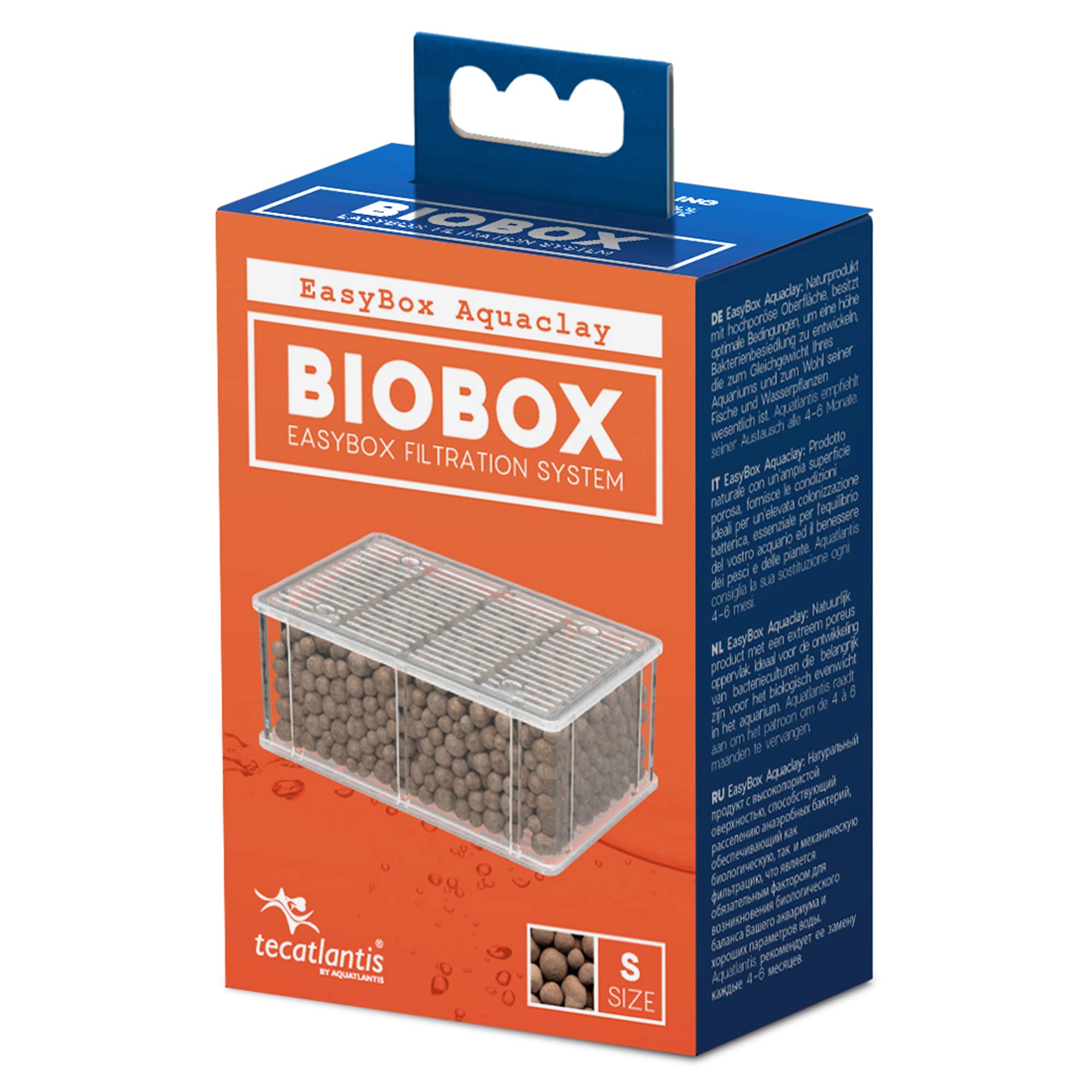 Zolux Tecatlantis Easybox Aquaclay Filter Media Cartridge For Biobox Filters 1 And 2, S