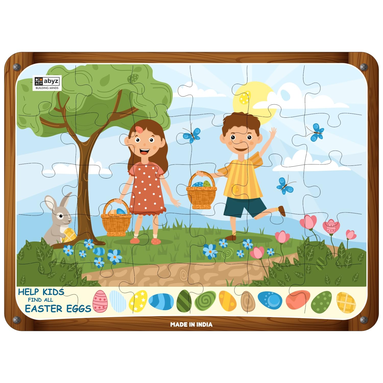 See full amazon price history chart for ABYZ 2-in-1 Wooden Jigsaw Puzzle - 30-Piece Easters Day Out Puzzle with Interactive Find The Things Game for Kids Ages 3-6 - Amplifying Learning and Fun Through Play ABYZ 2-in-1 Wooden Jigsaw Puzzle - 30-Piece Easters Day Out Puzzle with Interactive Find The Things Game for Kids Ages 3-6 - Amplifying Learning and Fun Through Play (B0D2TWRFXZ) Amazon Price History, Amazon Price Tracker
