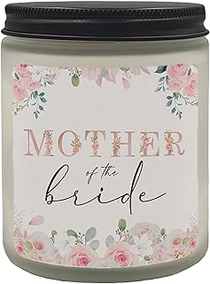 Mother of The Bride Gifts - Lavender Scented Jar Candles for Wedding